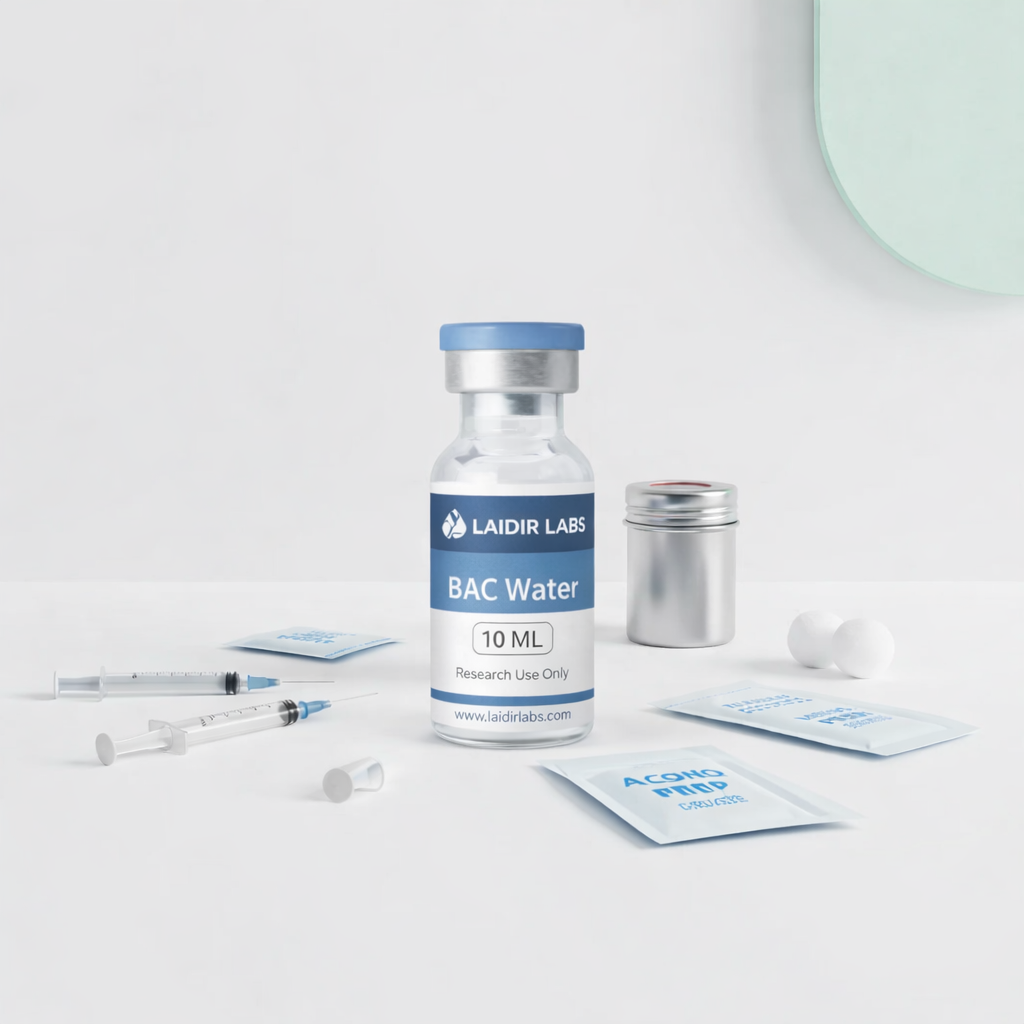 medical research supplies and bac water